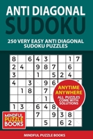 Anti Diagonal Sudoku: 250 Very Easy Anti Diagonal Sudoku Puzzles 1655424491 Book Cover