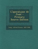 L'apocalypse de Jean 1017478473 Book Cover