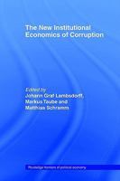The New Institutional Economics of Corruption 0415406935 Book Cover