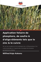 Application foliaire de phosphore, de soufre & d'oligo-éléments tels que le zinc & le cuivre (French Edition) 6208246911 Book Cover
