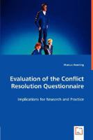 Evaluation of the Conflict Resolution Questionnaire 3836483467 Book Cover