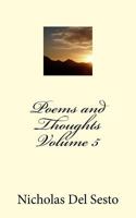 Poems and Thoughts Volume 5 1482518864 Book Cover