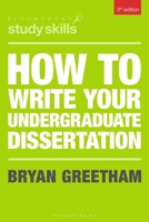 How to Write Your Undergraduate Dissertation 1352005220 Book Cover