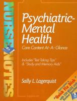 Nurse Notes: Psychiatric-Mental Health : Core Content At-A-Glance (Nursenotes) 0781711274 Book Cover