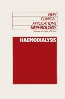 Haemodialysis (New Clinical Applications: Nephrology) 940107058X Book Cover