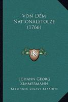 Von Dem Nationalstolze (1766) 1104787512 Book Cover