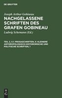 [nachgelassene Schriften] Nachgelassene Schriften Des Grafen Gobineau: [2], 2, 1 3111195775 Book Cover