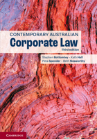 Contemporary Australian Corporate Law 1009448218 Book Cover