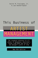 This Business of Artist Management 0823076881 Book Cover
