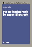 Das Stetigkeitsprinzip Im Neuen Bilanzrecht 3409135049 Book Cover