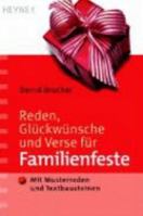 Reden, Glückwünsche und Verse für Familienfeste 3453879406 Book Cover
