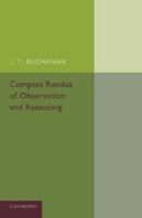Comptes Rendus of Observation and Reasoning 0526369760 Book Cover