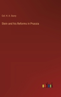 Stein and his Reforms in Prussia 338520755X Book Cover