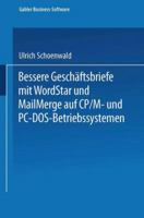 Bessere Geschaftsbriefe Mit WordStar Und Mailmerge 3409192204 Book Cover