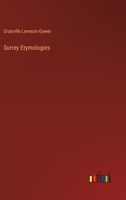 Surrey Etymologies 3385245966 Book Cover