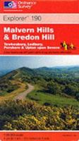 Malvern Hills and Bredon Hill: Tewkwsbury (Explorer Maps) 0319234231 Book Cover