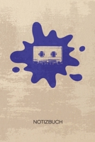 NOTIZBUCH A5 Dotted: Retro Motto Party Notizheft GEPUNKTET 120 Seiten - Kasetten Recorder Notizblock 90er Kassette Skizzenbuch - Party Geschenk f�r Musikliebhaber Partymacher Stimmungsmacher 1710323337 Book Cover