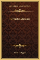 Hermetic Masonry 0922802122 Book Cover