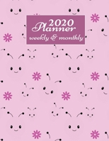 2020 Planner Weekly And Monthly: 2020 Daily Weekly And Monthly Planner Calendar January 2020 To December 2020 - 8.5 x 11 Sized - Cute Butterfly Gift Ideas For Women, Moms, Her & Butterfly Lovers. 1673893104 Book Cover