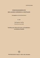 Ermittlung Des Gebrauchswertes Von Handtuchern Verschiedener Qualitat 3663036375 Book Cover