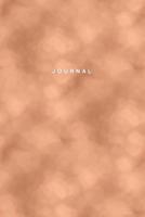 Journal: Luxury Rose Gold Notebook: 120-Page Lined - Sparkly Glitter Effect 1092403663 Book Cover