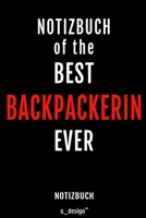Notizbuch f�r Backpackerin: Originelle Geschenk-Idee [120 Seiten kariertes blanko Papier] 1710050284 Book Cover