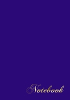 Blue Minimalist Dot Grid Notebook | 7x10 125 dot grid pages| Matte Blue Matte Silk Cover with sturdy white pages notebook 1711213756 Book Cover