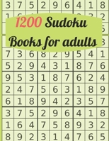 1200 Sudoku Books for adults: Large print 152 pages B08QRKV7X3 Book Cover