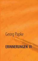 Erinnerungen  III: Ein Neuanfang 3735719430 Book Cover