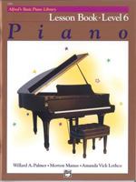 Alfred's Basic Piano Library Lesson Book, Bk 6 0739018604 Book Cover