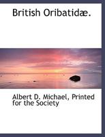 British Oribatidæ 101742098X Book Cover