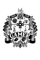 Notizbuch: Gamer W�rfel Rpg Tabletop Gamepad Lustig Geschenke 120 Seiten, 6X9 (Ca. A5), Karomuster 1695751396 Book Cover