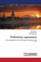 Preliminary agreement 6205514338 Book Cover