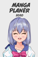 Manga Planer 2020 [W�chentlich] [6x9]: Anime Manga Kalender Organizer Kalender Zeitplan f�r Produktivit�t und Zeitverwendung, M�dchen violettes Haar 1676272607 Book Cover