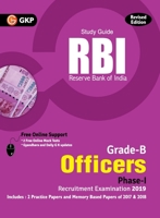 RBI 2019 - Grade B Officers Ph I - Guide (Revised Edition) 9389573130 Book Cover