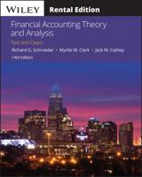 Financial Accounting Theory and Analysis: Text and Cases 1394336535 Book Cover