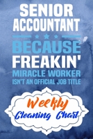 Weekly Cleaning Chart: Yearly Monthly Weekly Daily Household Cleaning Schedule Planner (Undated - Start Any Time) House Keeping Cleaning and Maintenance List Schedule for Accountants and Accounting Ma 1677641738 Book Cover