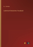 Lateinisch-Deutsches Vocabular 1144545307 Book Cover