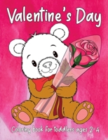 Valentine’s Day Coloring Book for Toddlers Ages 2-4: Kindergarten Prechoolers Designs For Kids Fun B08T487WZL Book Cover