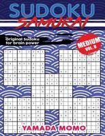 Sudoku Samurai Medium: Original Sudoku for Brain Power Vol. 8: Include 500 Puzzles Sudoku Samurai Medium Level 1532746938 Book Cover