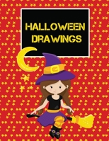 Halloween Drawings: 31 Nights of Fright - A Halloween Drawing Prompt Book for toodler, kids and teenager. Halloween Drawing Prompt Sketchbook 8.5" x 11 1696860709 Book Cover