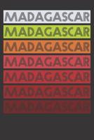 Notebook: Madagascar Shirt Malagasy Retro Dot Grid 6x9 120 Pages 1081749210 Book Cover