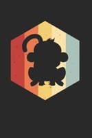 Affe �ffchen Notizbuch: Affe �ffchen Notizbuch f�r Liebhaber / Notizheft / Notizblock A5 (6x9in) Dotted Notebook / Punkteraster / 120 gepunktete Seiten 1673932843 Book Cover