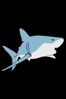 Shark Journal: high quality book spine thematic motif white paper, dotgrid 120 pages for your ideas Approx. DIN A5 (6 x9 inch) large 165496154X Book Cover