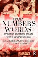 From Numbers to Words: Reporting Statistical Results for the Social Sciences 080133280X Book Cover