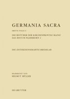 Die Bistumer Der Kirchenprovinz Mainz. Das Bistum Paderborn 1. Die Zisterzienserabtei Bredelar (Germania Sacra Dritte Folge) (German Edition) 3110277263 Book Cover