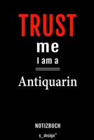 Notizbuch f�r Antiquarin: Originelle Geschenk-Idee [120 Seiten liniertes blanko Papier] 1692988565 Book Cover