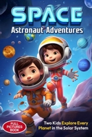 Space Astronaut Adventures: Two Kids Explore Every Planet in the Solar System: A Fun Space Science Adventure Packed with Shocking Facts for Curious Kids (A Fun Learning Series) B0GJKDSZ54 Book Cover