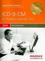 ICD-9-CM Professional for Physicians, Volumes 1 & 2-2010: Full Size (ICD-9-CM Code Book for Physicians (Professional)) 1601512597 Book Cover