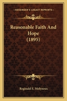 Reasonable Faith And Hope 1167000625 Book Cover